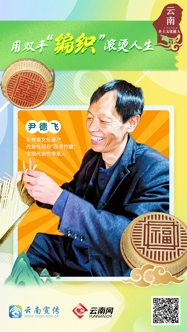 云南乡土文化能人｜尹德飞：用双手“编织”滚烫人生