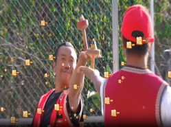 打陀螺喽！听取“哇”声一片~